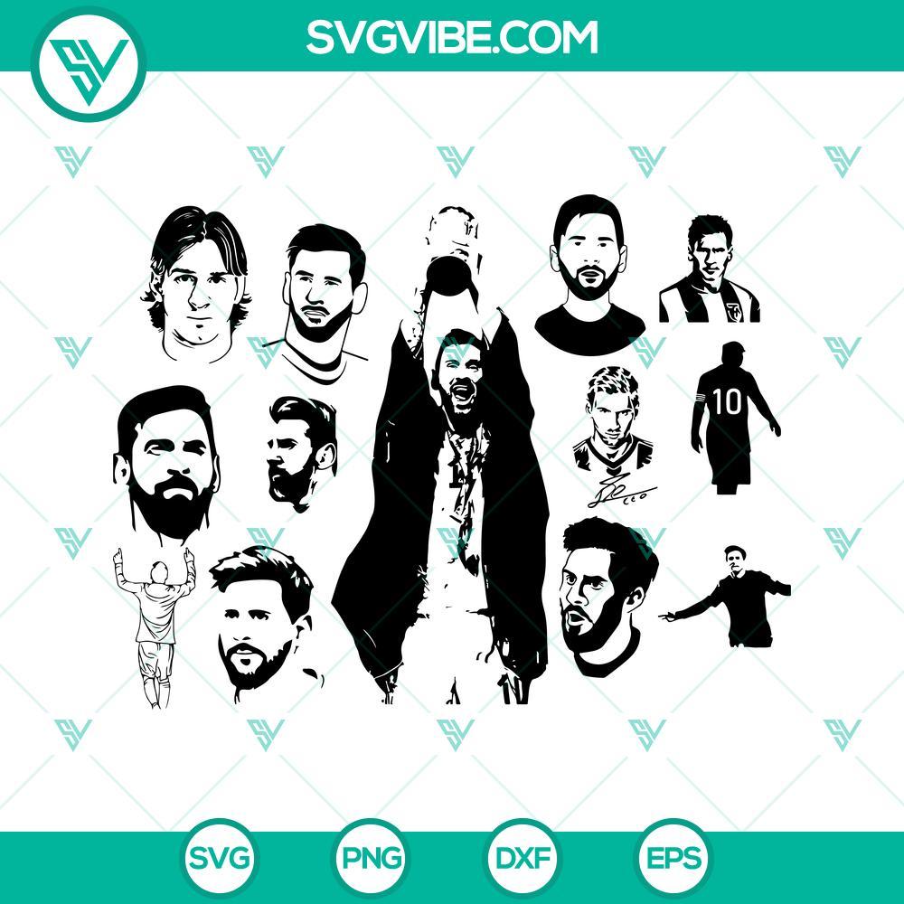 lionel messi svg bundle messi svg lionel messi world cup 2022 svg argentina national football team svg 4 mockup