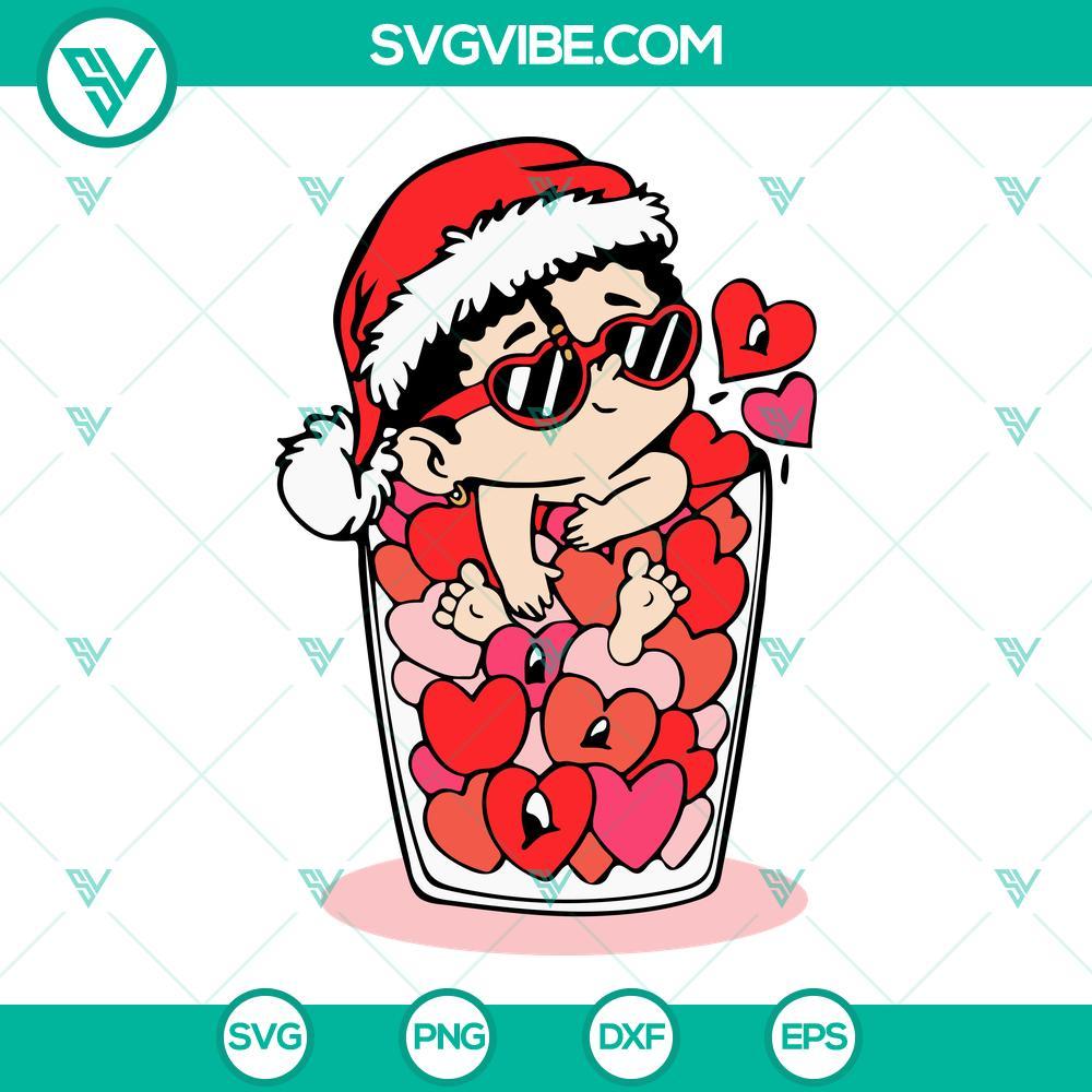 bad bunny valentines day svg bundle bad bunny christmas svg bad bunny heart svg una navidad sin ti svg 1 mockup