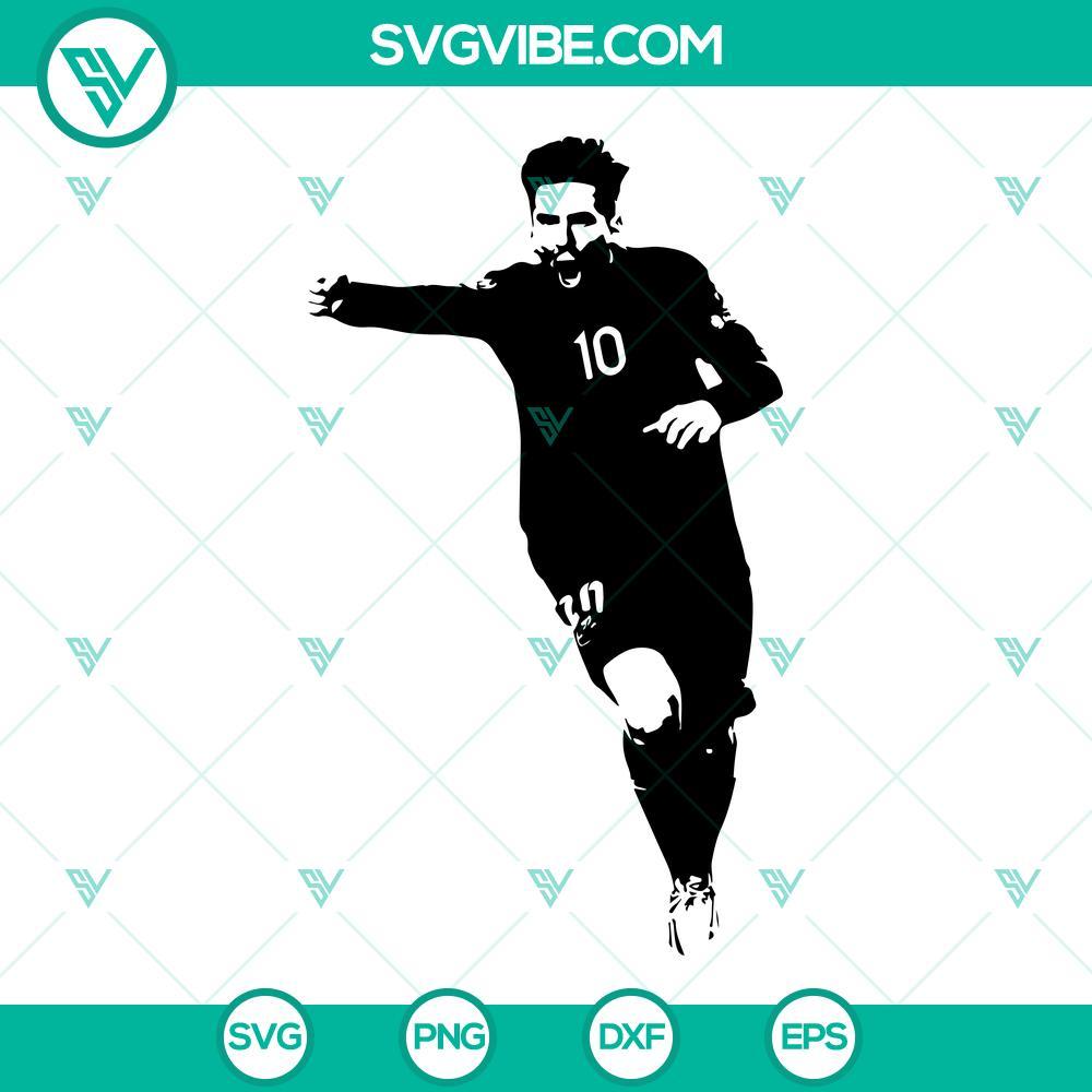 lionel messi svg messi svg messi png messi 10 svg png dxf eps cricut silhouette vector clipart 6 mockup