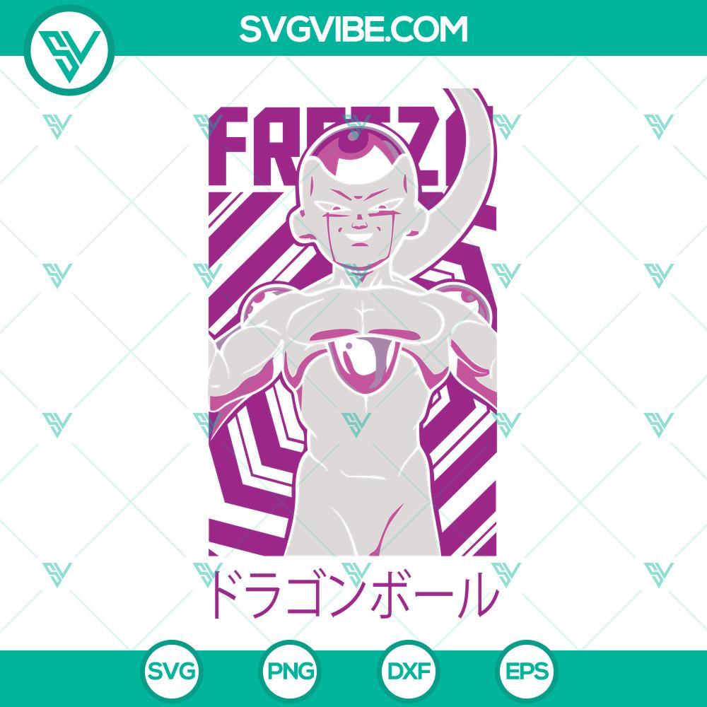 frieza svg frieza dragon ball svg png dxf eps cut files 7 mockup