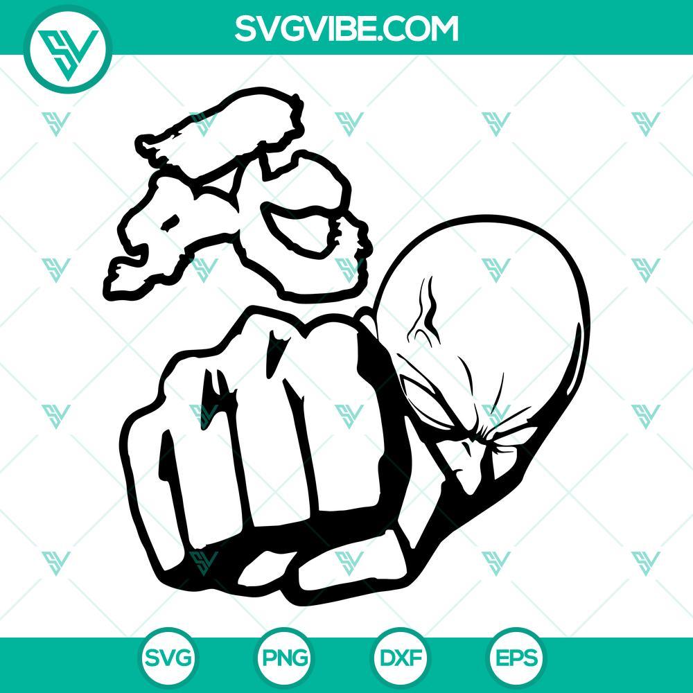 saitama svg one punch man svg anime svg png dxf eps 6 mockup