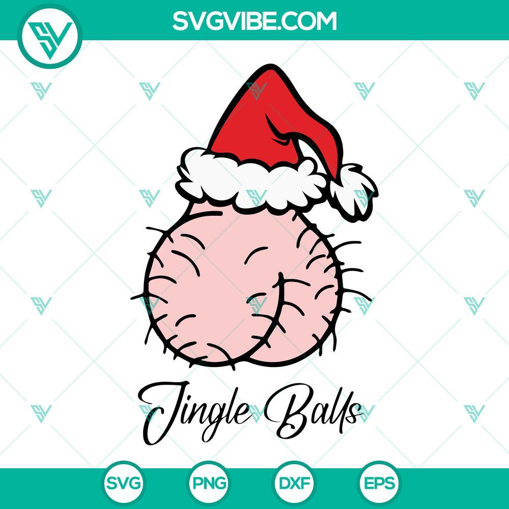 christmas jingle balls svg adult christmas svg png dxf eps files 6 mockup