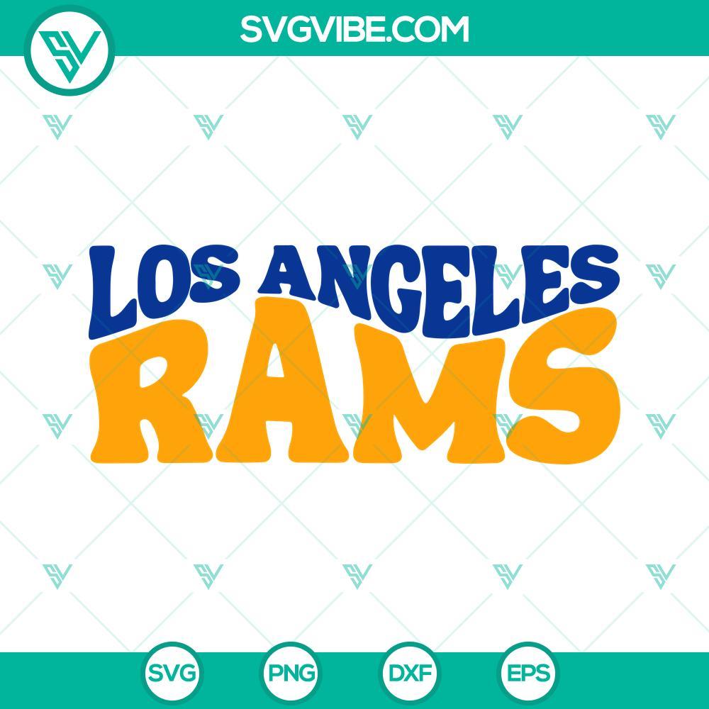 los angeles rams football svg png dxf eps cut files 4 mockup