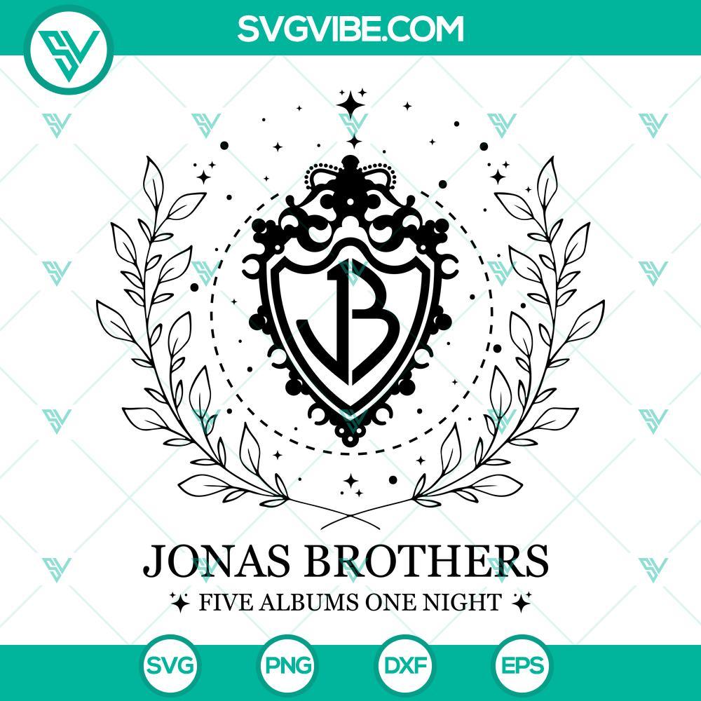 jonas brothers five albums one night svg jonas brothers 2023 tour svg jonas brothers svg 6 mockup