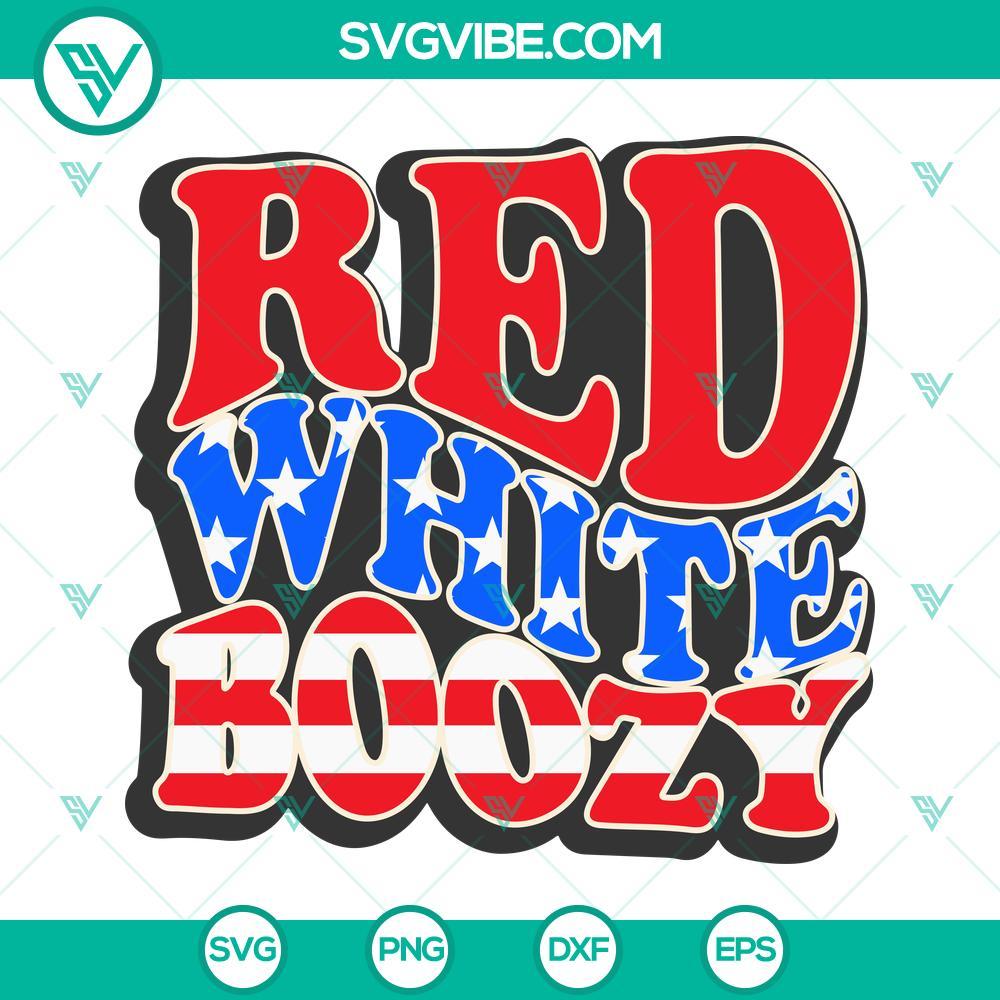 red white boozy svg america svg funny 4th of july svg png dxf eps files 4 mockup