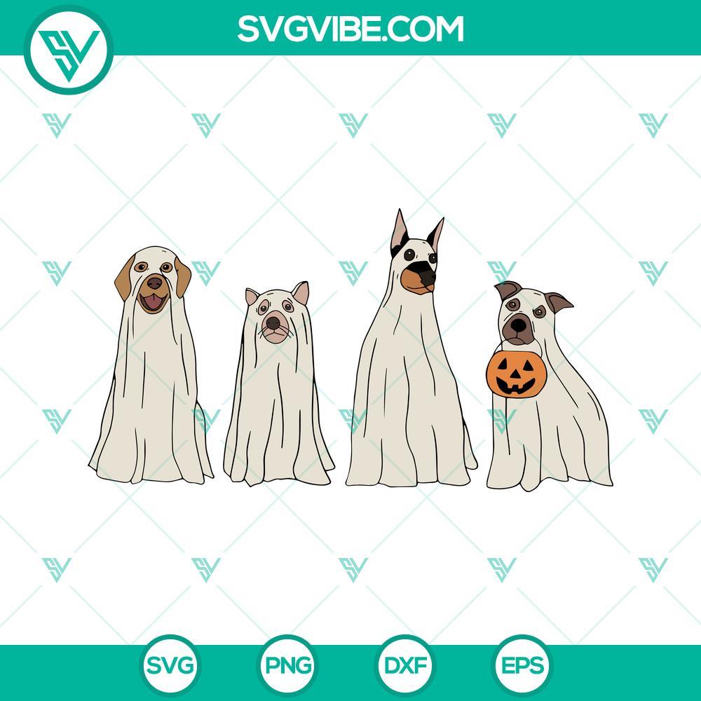 dog ghost halloween svg spooky dog svg dog halloween svg 4 mockup