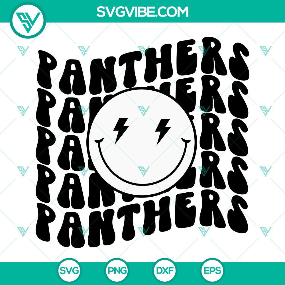 panthers svg panthers smiley svg school team svg panther football svg 2 mockup