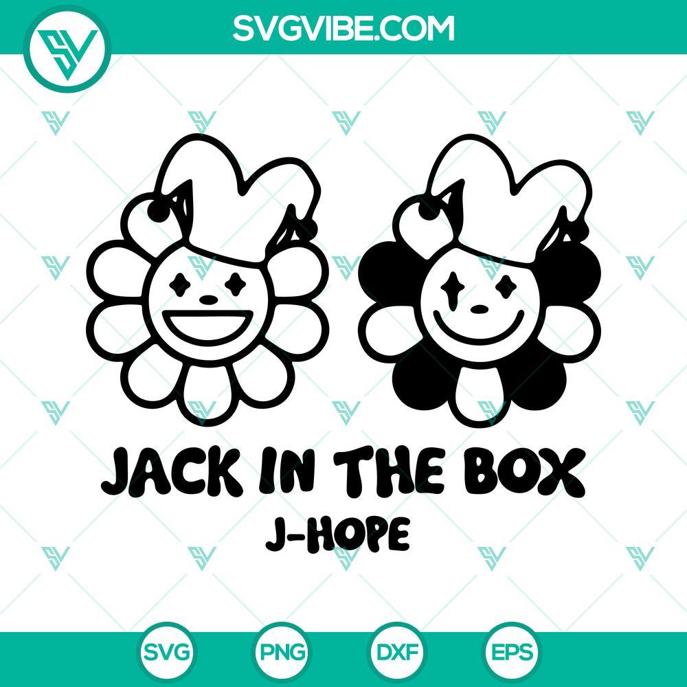 jack in the box j hope svg hobicore flowers svg bts svg kpop album svg png dxf eps 2 mockup