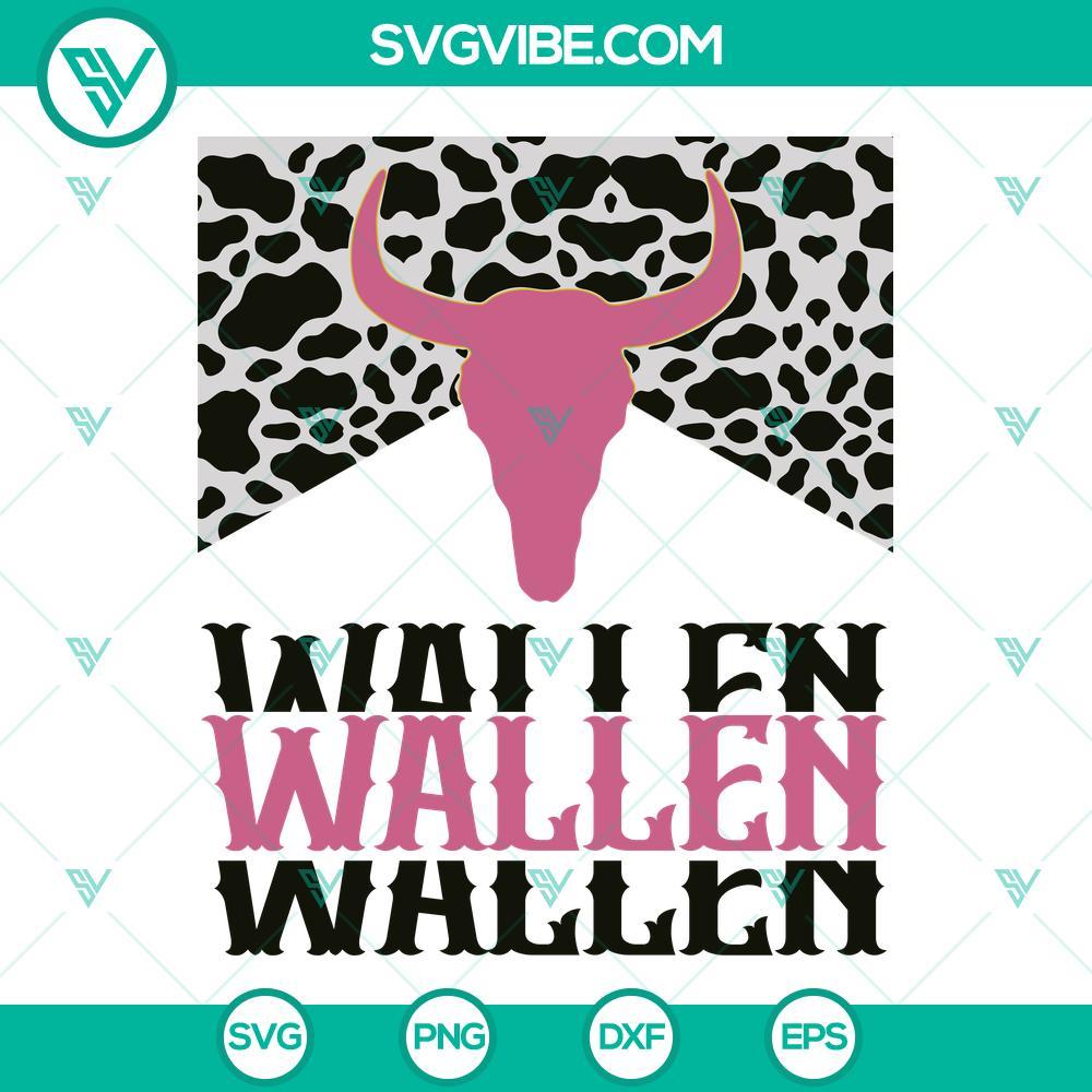 wallen bullhead svg western svg leopard svg morgan wallen svg png dxf eps cut files 4 mockup