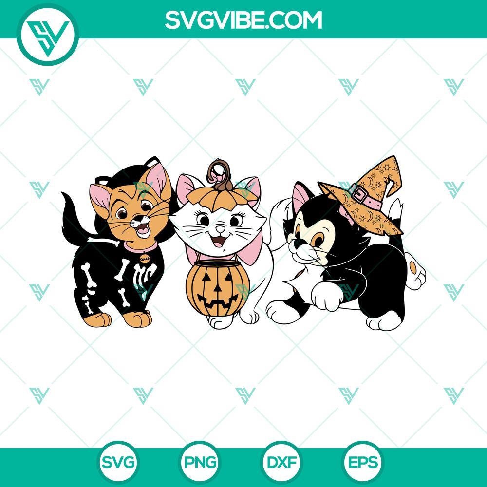 the aristocats halloween pumpkin svg marie toulouse berlioz cat halloween svg disney cat halloween svg png dxf eps 10 mockup