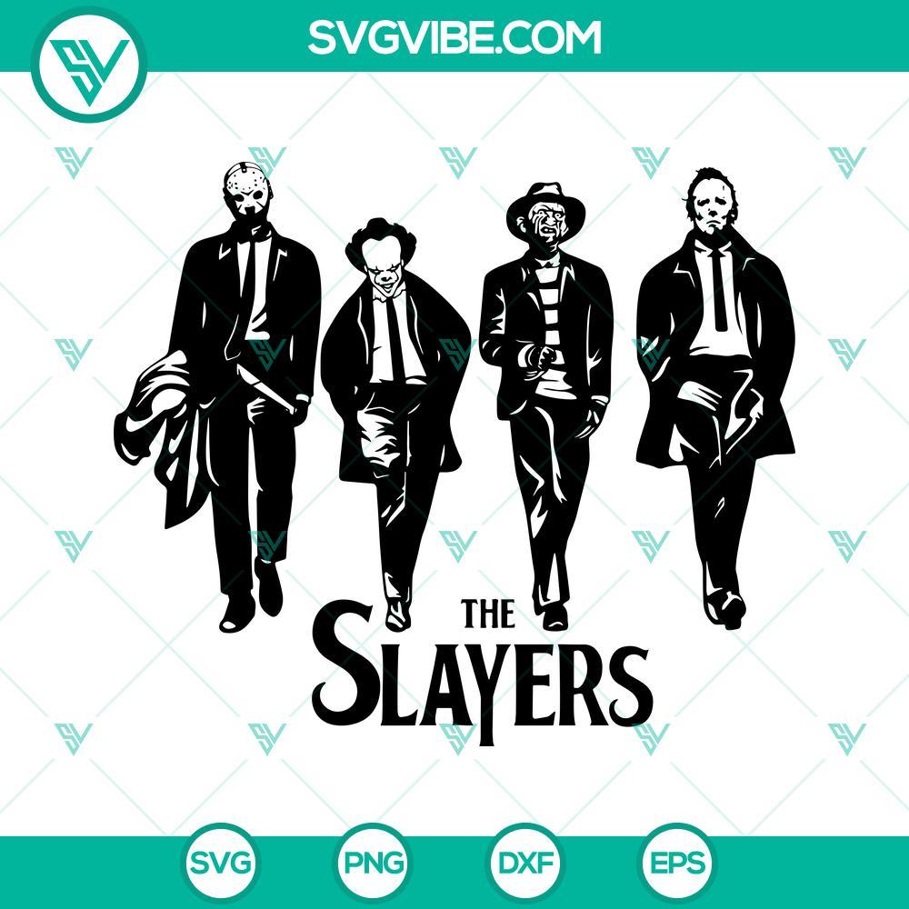 the slayers horror movie characters svg the beatles horror characters svg halloween friends svg 4 mockup