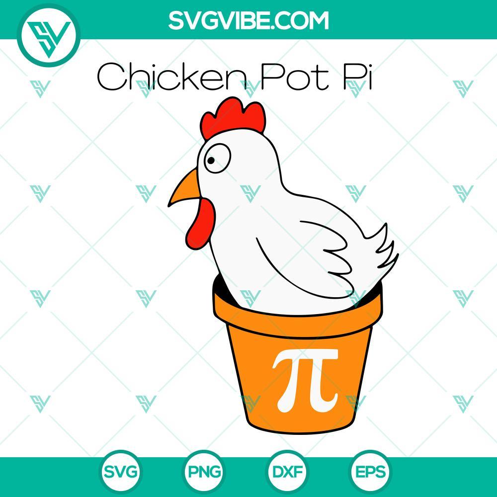 chicken pot pi svg math humor svg funny pi day svg png dxf eps digital file 9 mockup