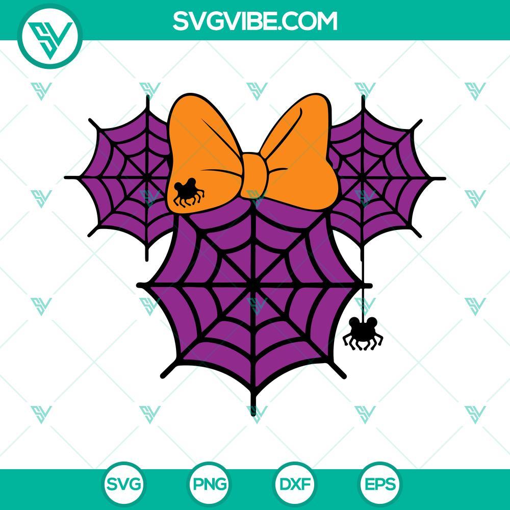 mickey and minnie purple spiderweb ears svg png dxf eps cut files 5 mockup