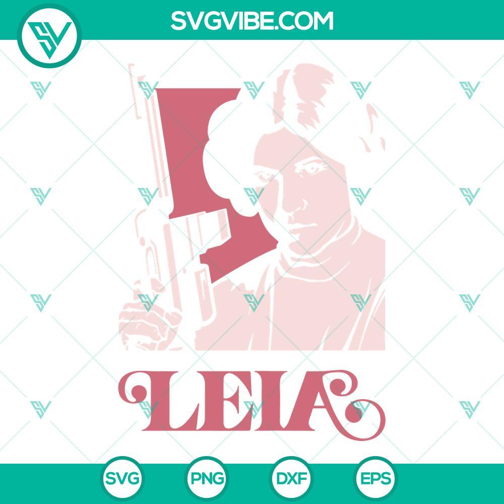 leia poster svg princess leia svg star wars characters svg png dxf eps 9 mockup