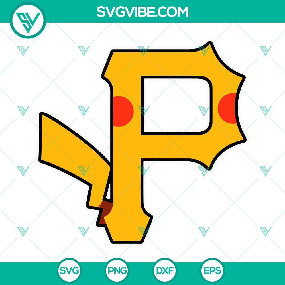 pittsburgh penguins pikachu logo svg png dxf eps cut files 9 mockup