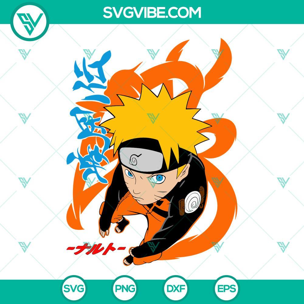 naruto svg anime svg manga svg png dxf eps cut cricut 3 mockup