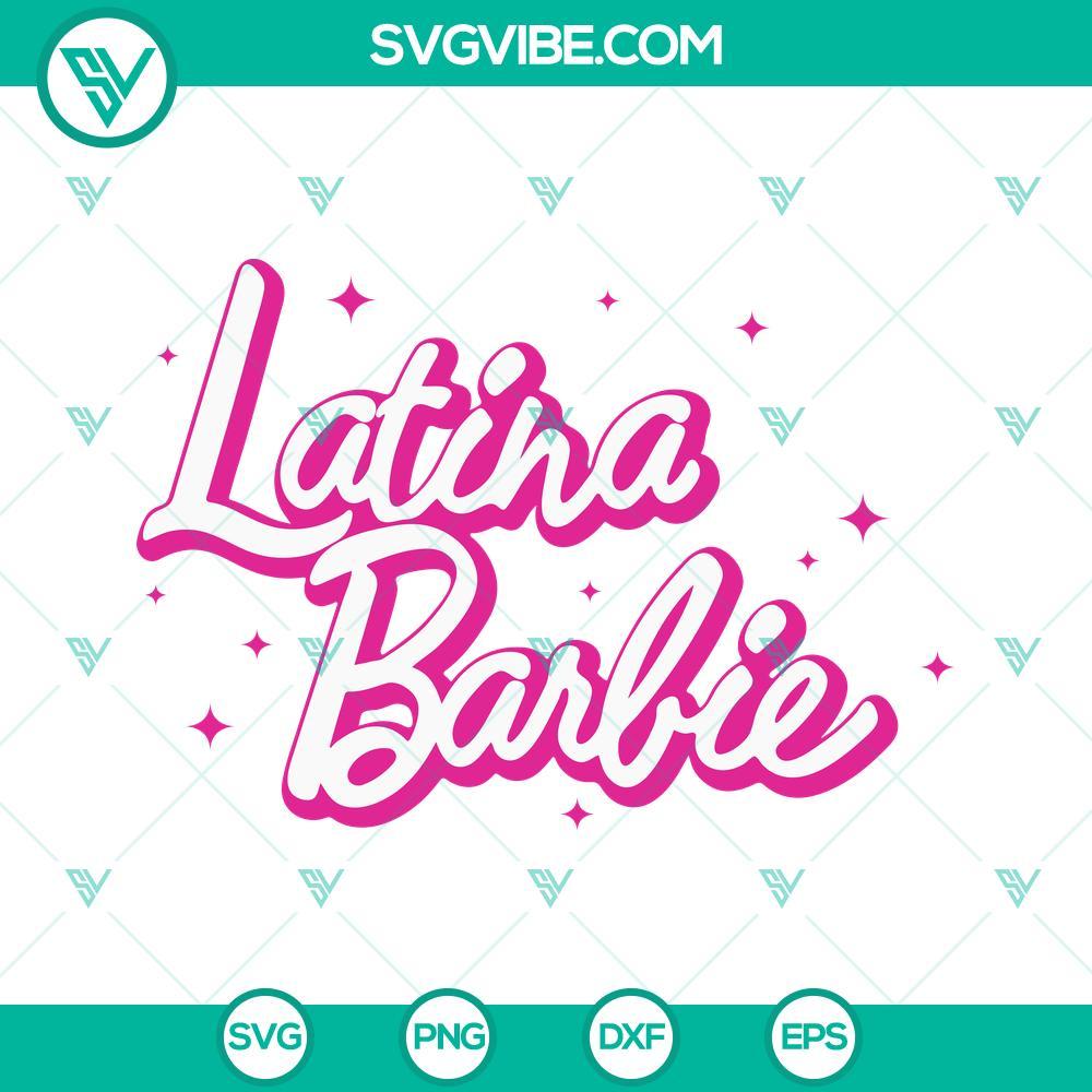 latina barbie svg 2023 barbie movie svg latina girl svg 3 mockup