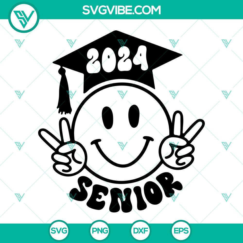 my last first day senior 2024 svg class of 2024 svg back to school svg retro senior shirt svg 4 mockup