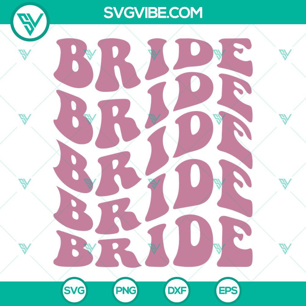 bride svg wavy stacked svg wedding svg png dxf eps instant download 8 mockup