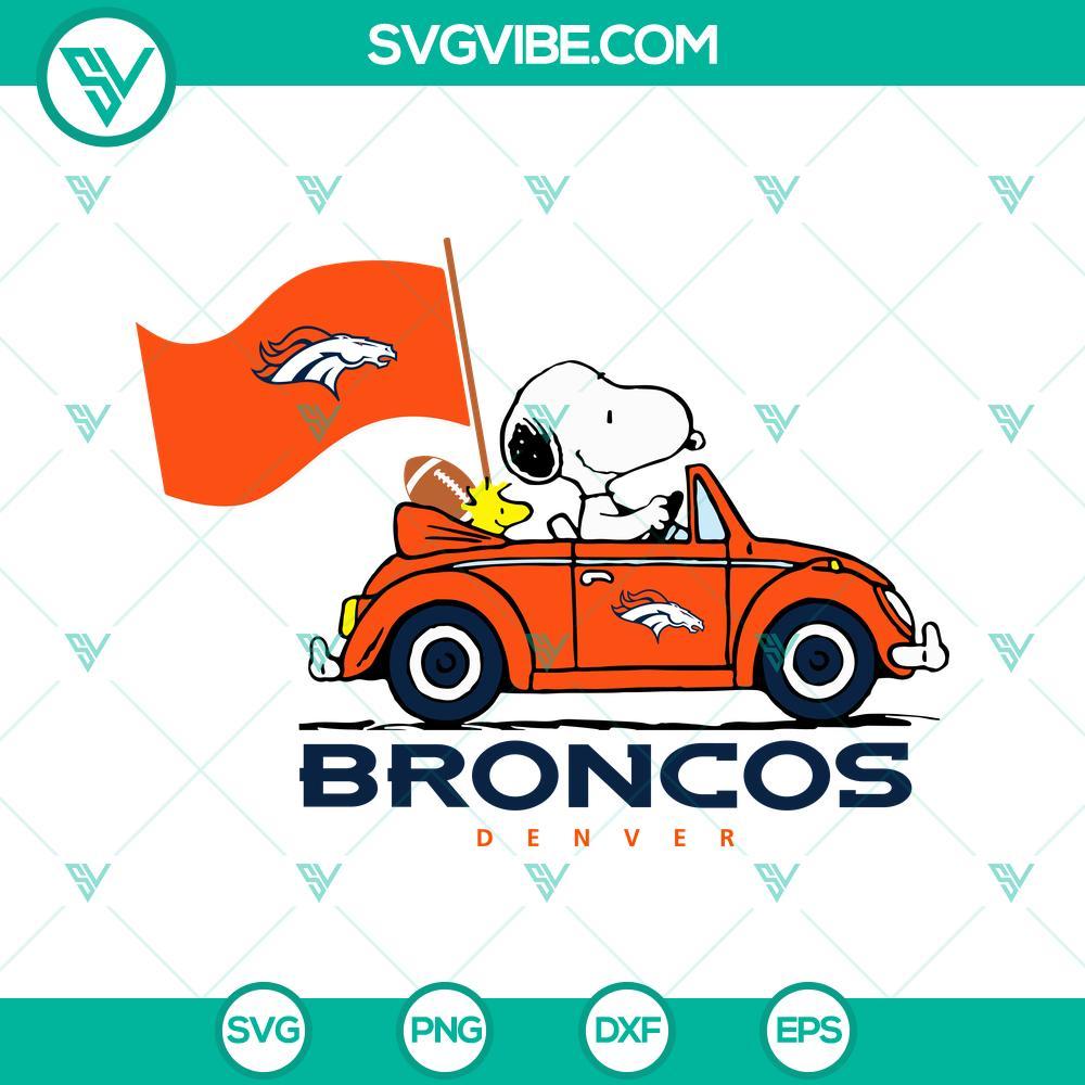 snoopy car denver broncos svg png dxf eps cut files 1 mockup