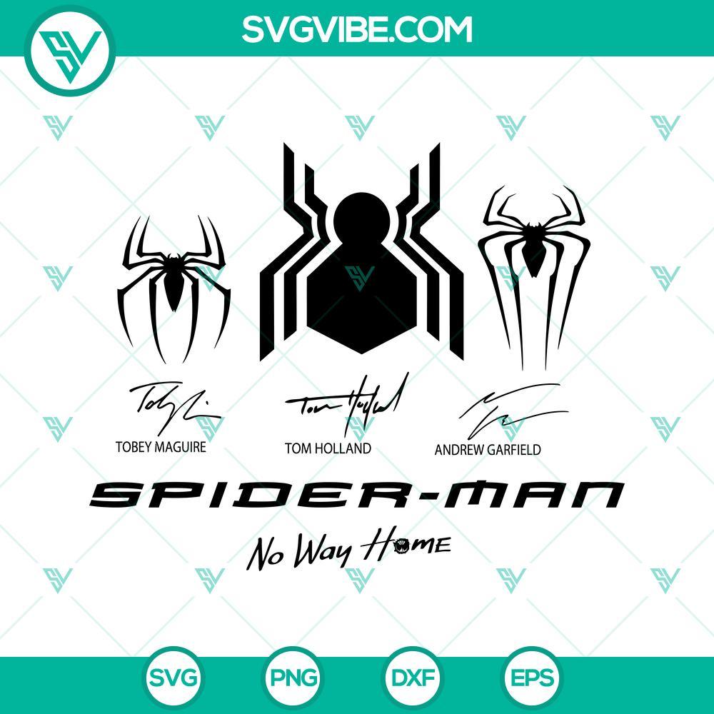 spider man no way home svg marvel avengers svg png dxf eps cricut 4 mockup