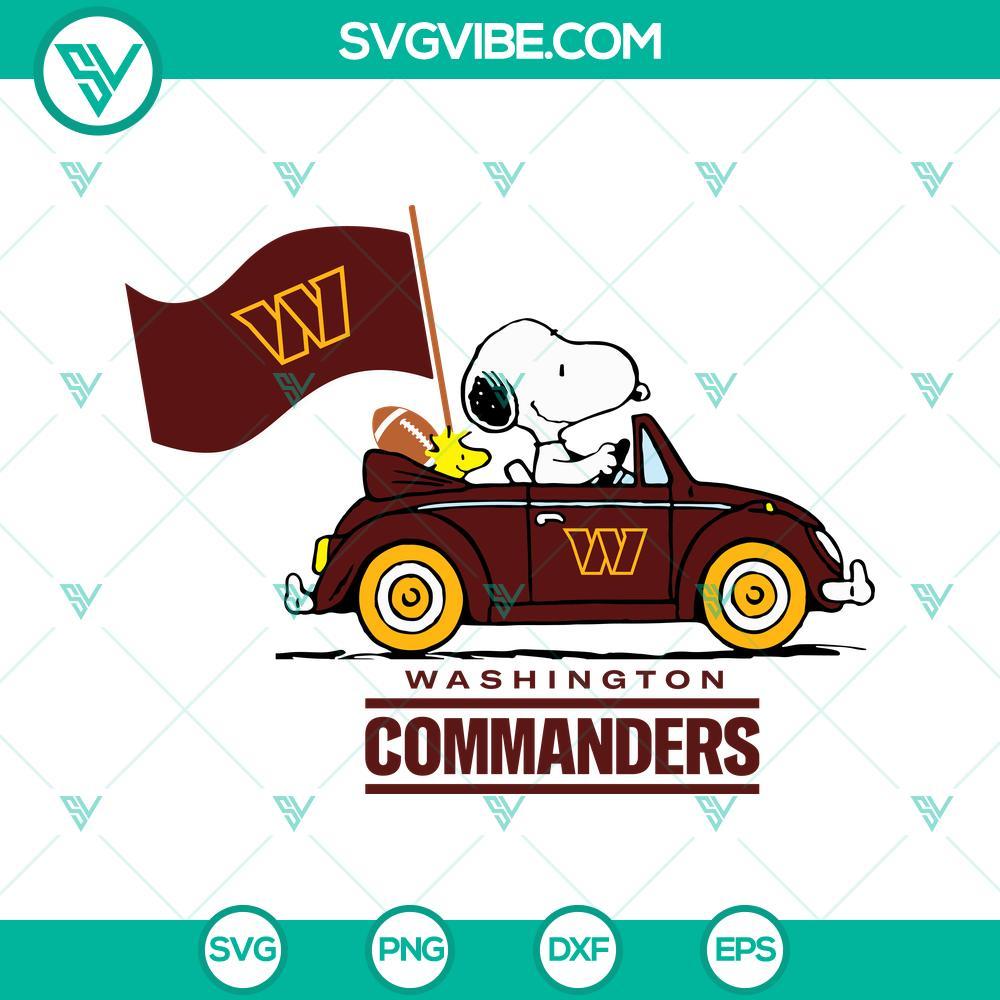 snoopy washington commanders football svg png dxf eps cut files 5 mockup