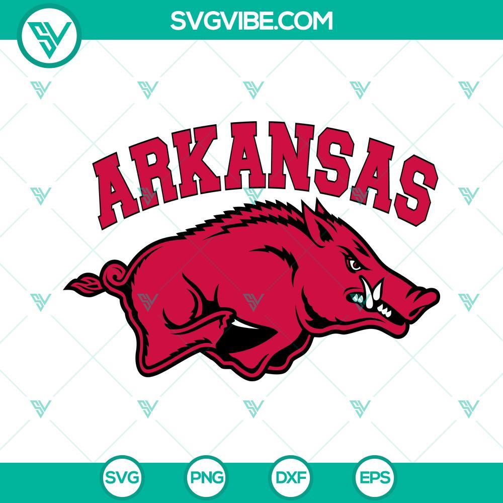 arkansas razorbacks logo svg png dxf eps cut files 10 mockup