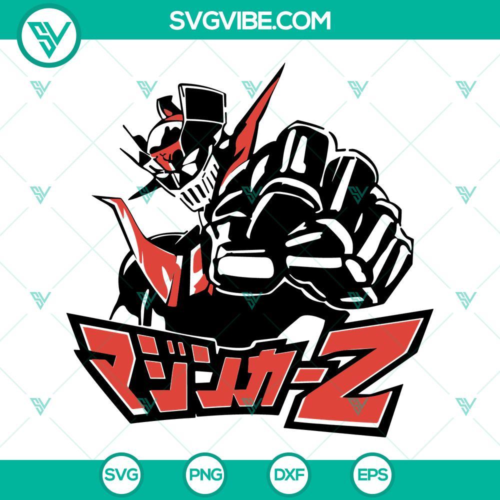 mazinger z svg super robot svg mecha anime svg png dxf eps 4 mockup