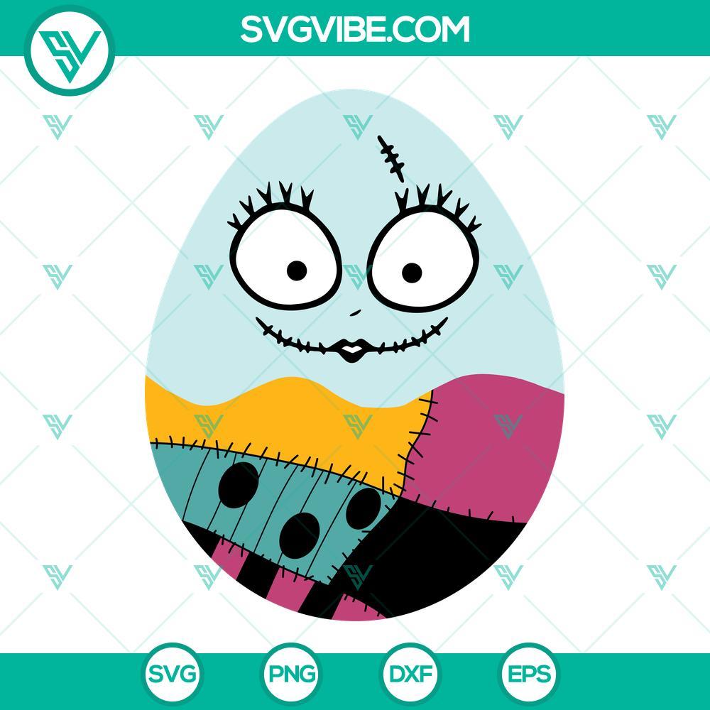 sally easter egg svg nightmare before christmas happy easter svg png dxf eps 9 mockup