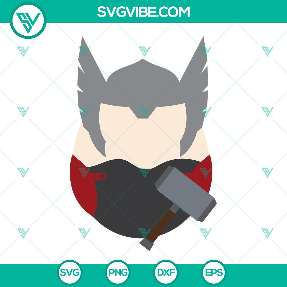 thor easter egg svg avengers easter egg svg marvel hero easter svg png dxf eps 9 mockup