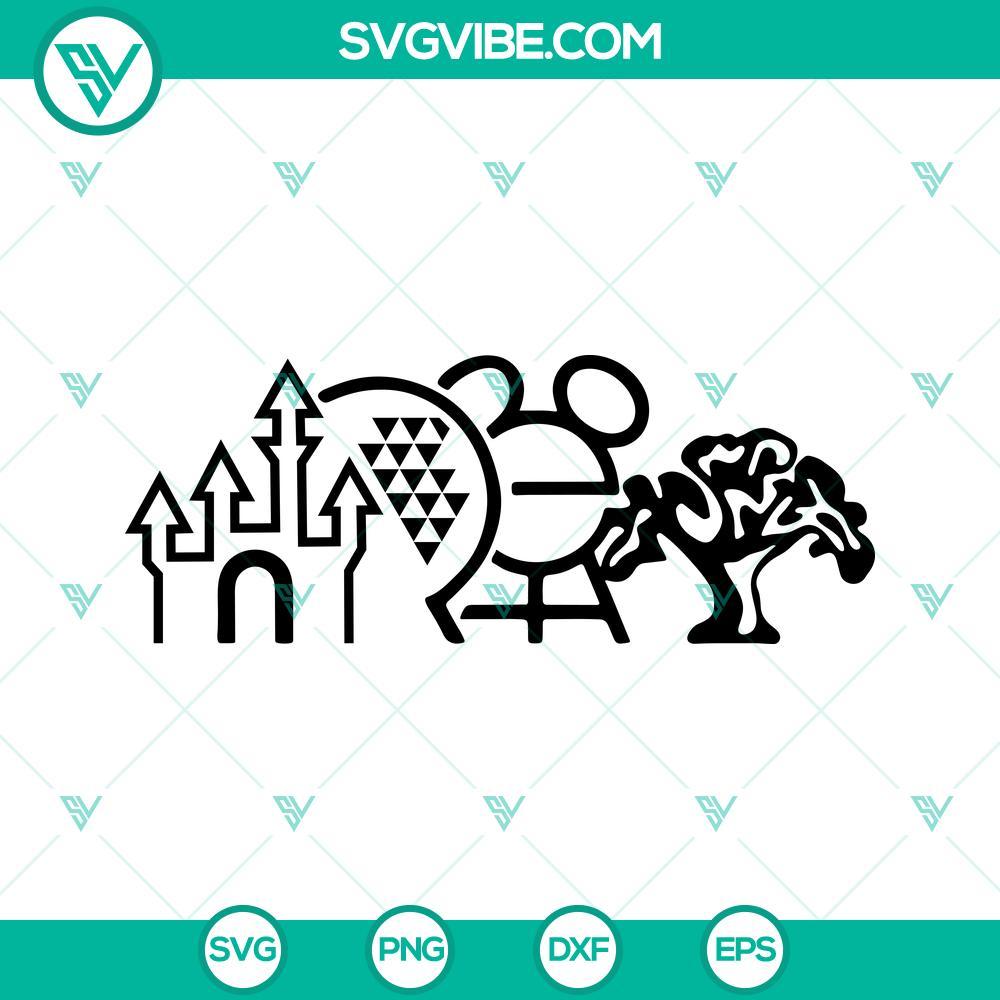 disney animal kingdom svg disney world svg family vacation svg png dxf eps instant download 4 mockup