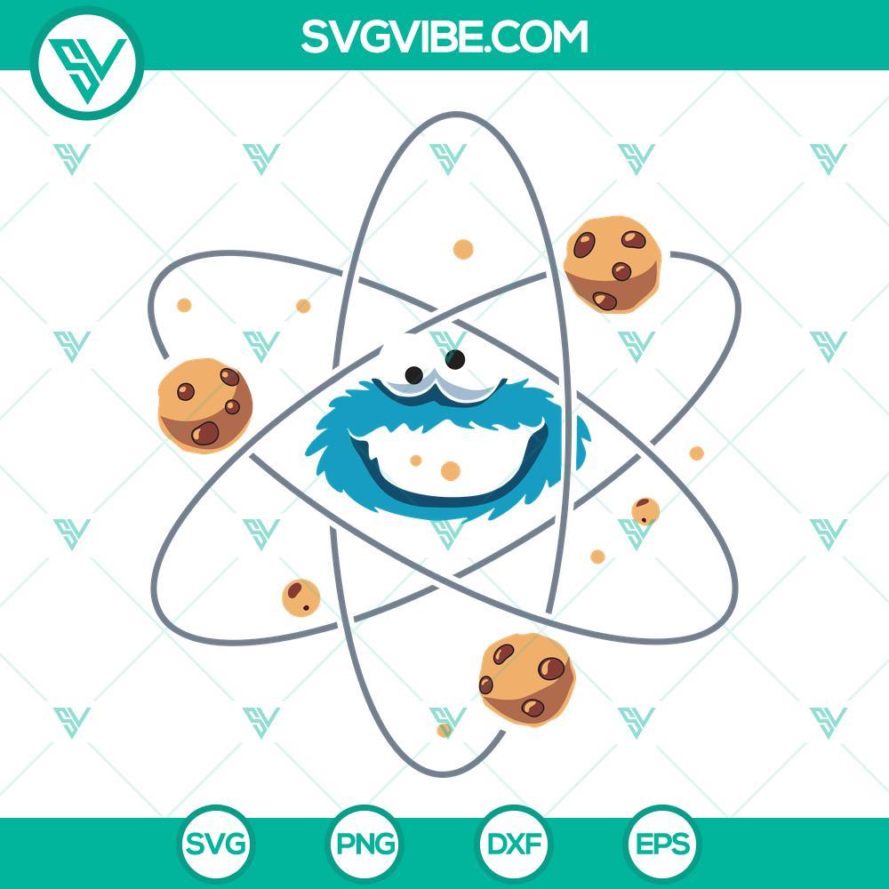 cookie monster planet svg muppet blue monster svg png dxf eps cut files 6 mockup