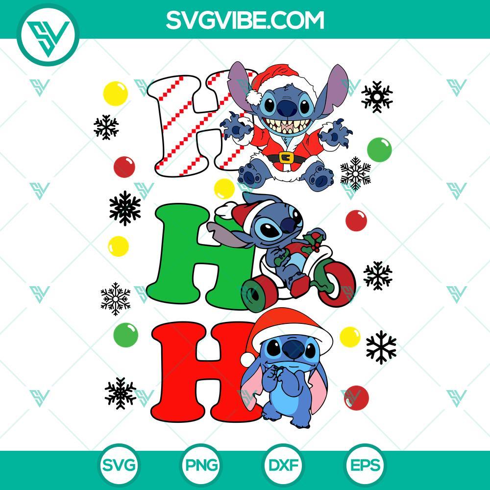 ho ho ho stitch christmas svg stitch santa hat svg disney ho ho ho christmas svg 9 mockup