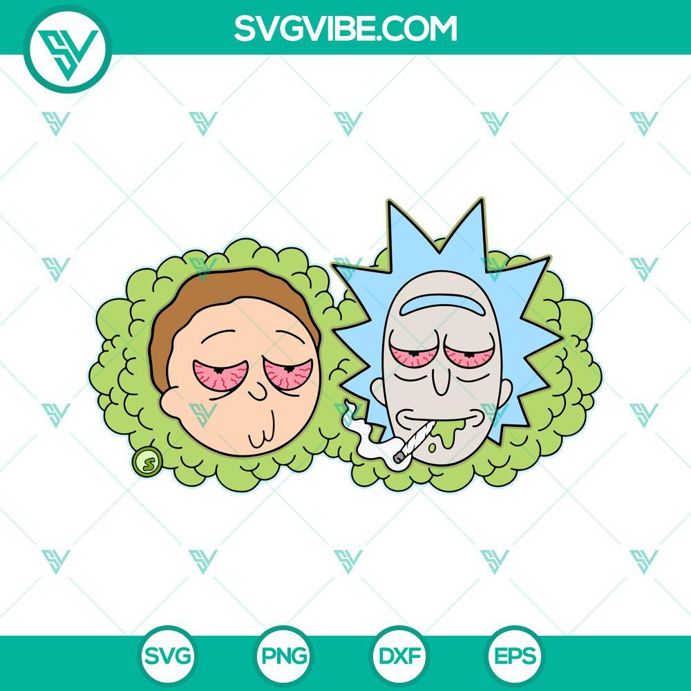 rick and morty weed svg stoner svg marijuana svg funny cannabis svg png dxf eps 8 mockup