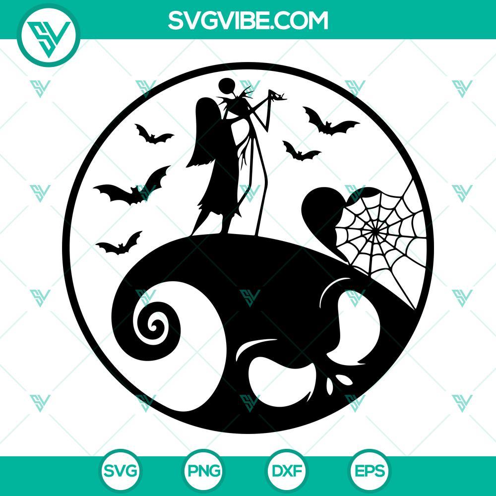 jack skellington and sally svg oogie boogie svg halloween svg the nightmare before christmas svg png dxf eps cricut 4 mockup