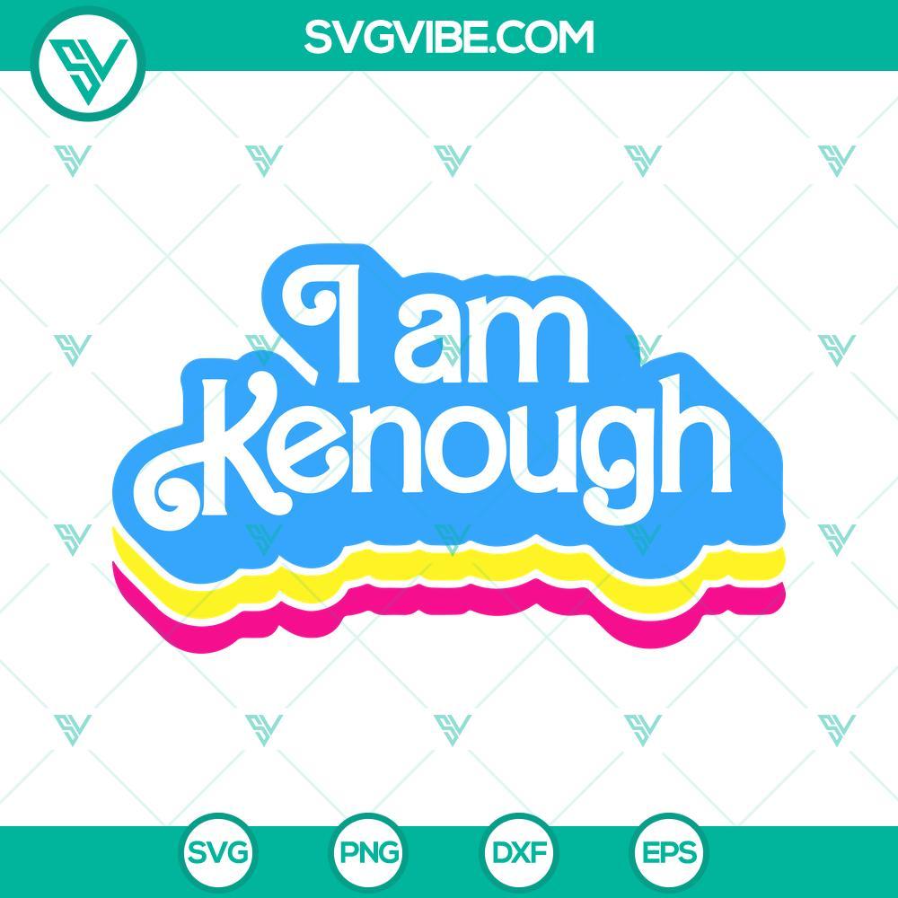 i am kenough svg bundle ken enough svg barbie and ken svg png dxf eps files 6 mockup