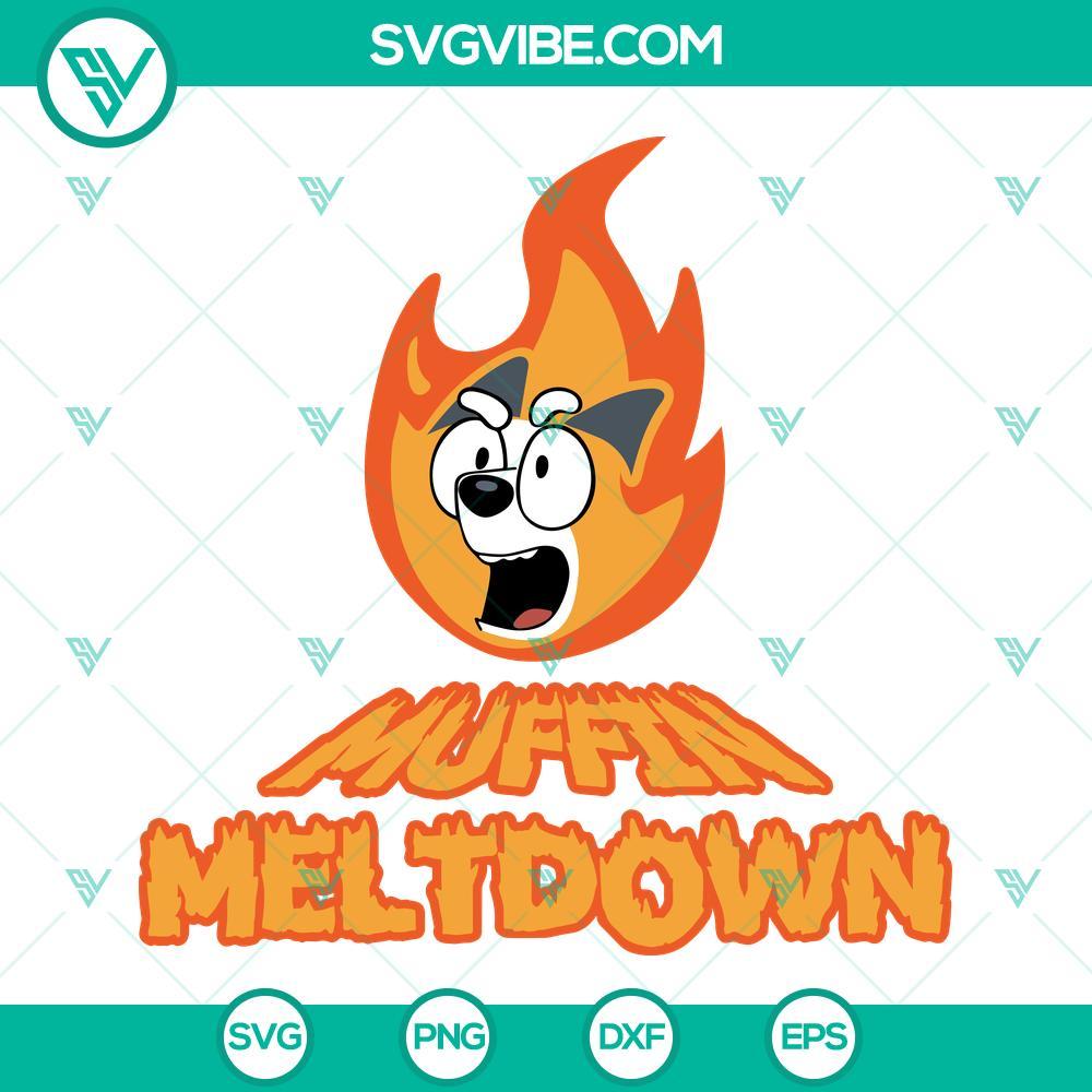 muffin meltdown svg muffin bluey fire svg png dxf eps cricut files 10 mockup