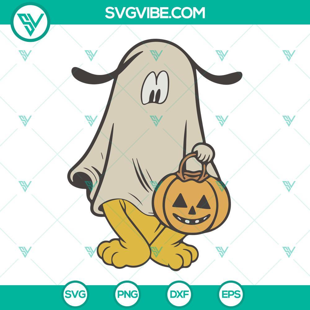 pluto ghost halloween pumpkin svg disney pluto halloween svg 7 mockup