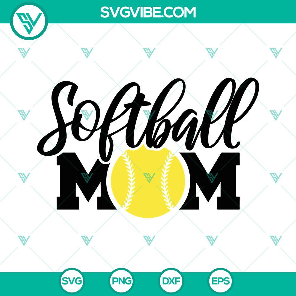 softball mom svg softball mama svg game day svg sports mom svg happy mothers day svg png dxf eps digital download 9 mockup