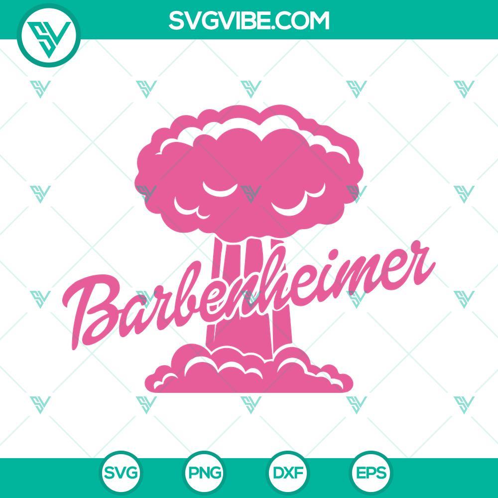 barbenheimer svg oppenheimer svg barbie 2023 movies summer svg 7 mockup