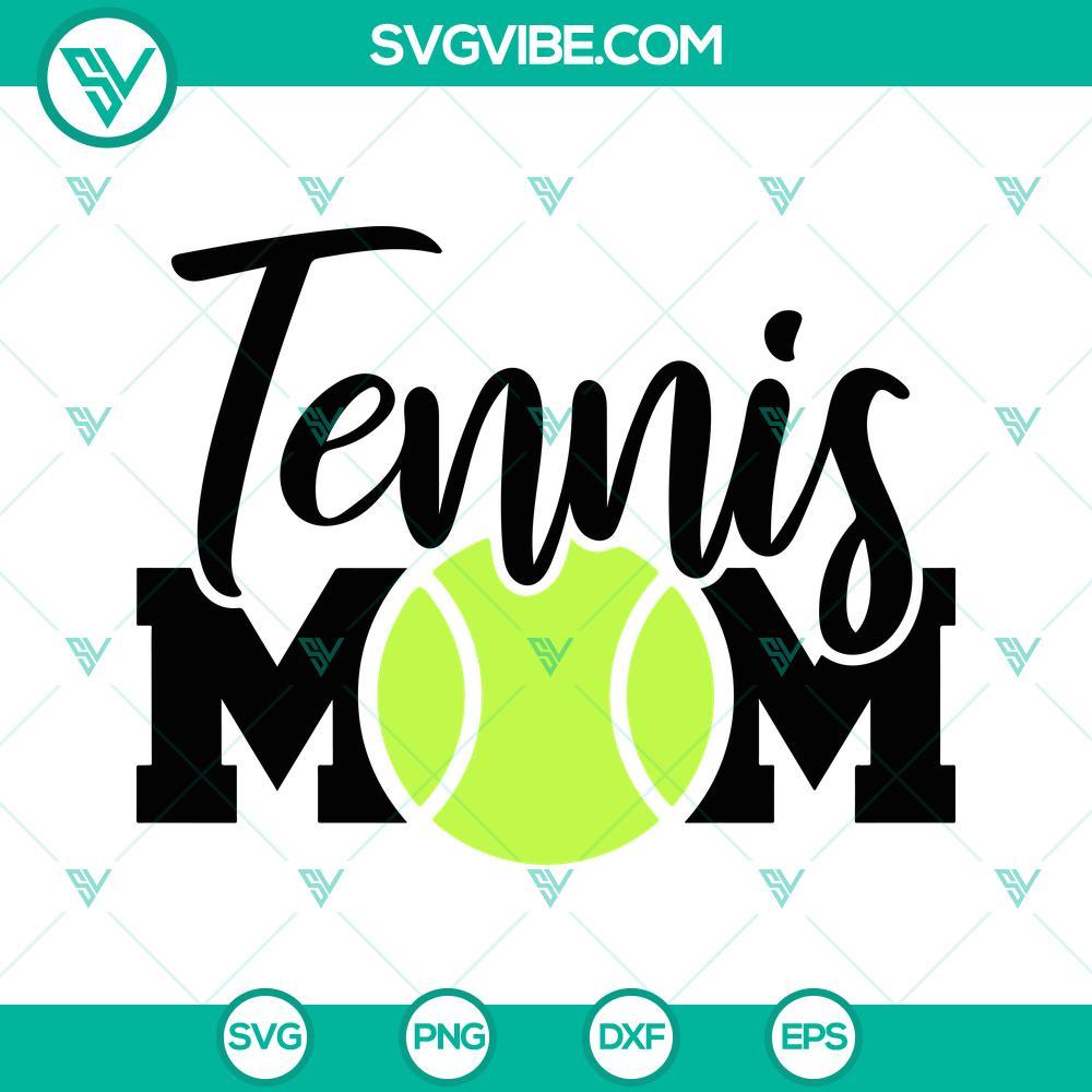 tennis mom svg tennis mama svg game day svg sports mom svg mothers day svg png dxf eps files 2 mockup