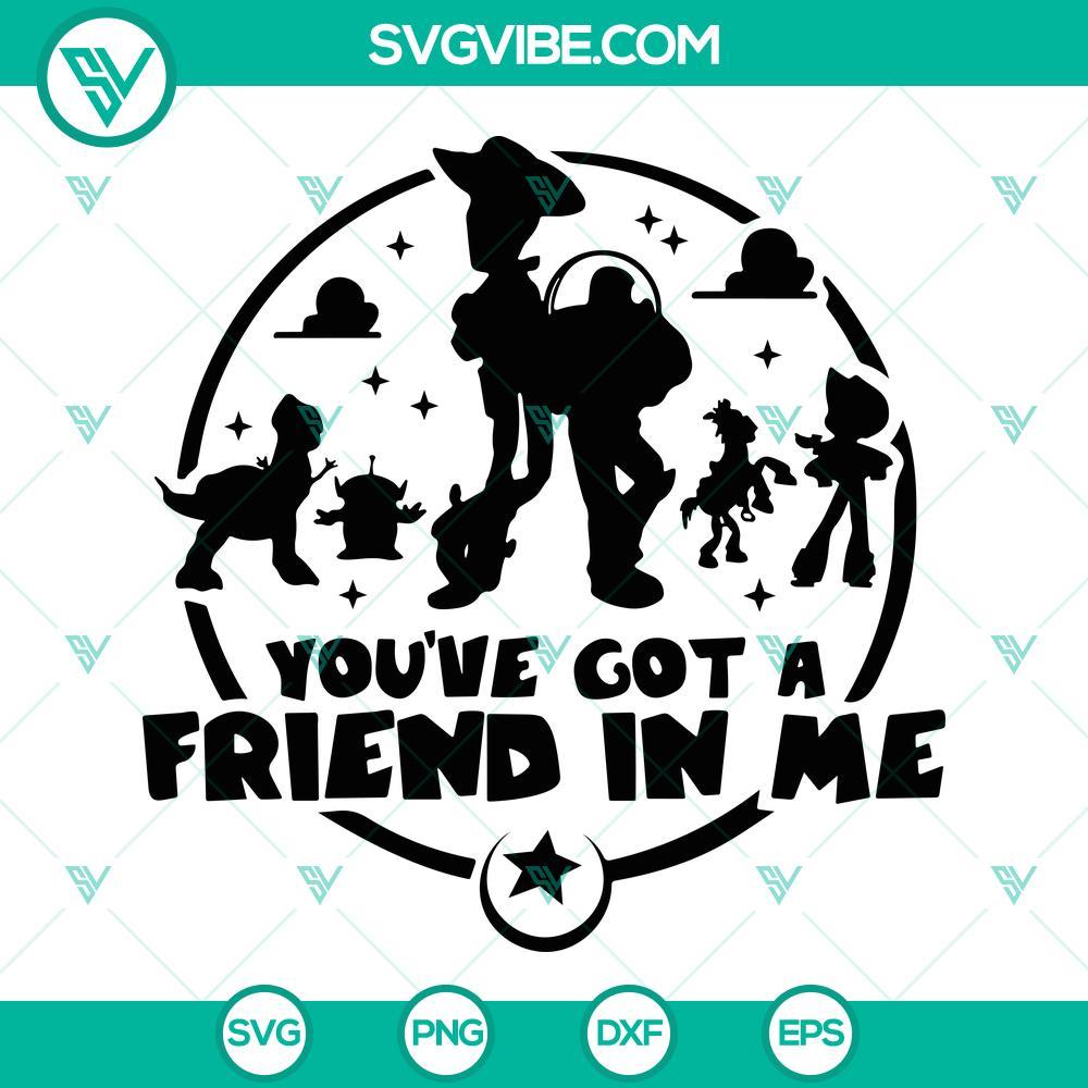 you ve got a friend in me svg toy story svg disney svg png dxf eps cricut silhouette 10 mockup