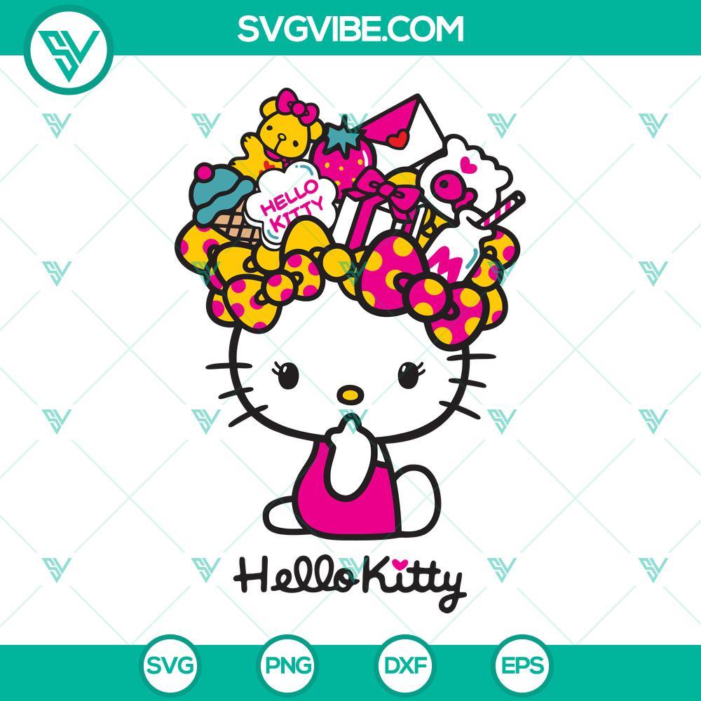 hello kitty candy svg hello kitty svg png dxf eps 10 mockup