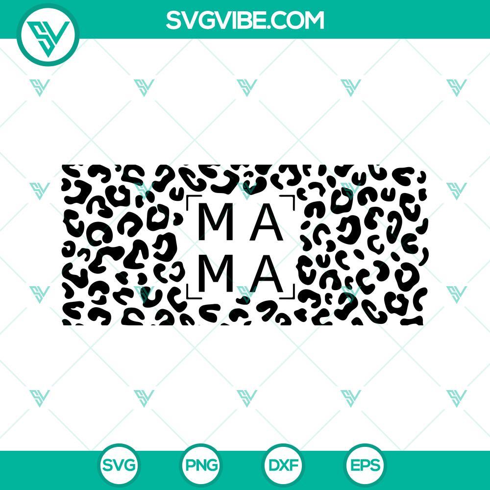 mama leopard 16oz libbey can glass wrap svg happy mother s day cup wrap svg png dxf eps digital download 9 mockup