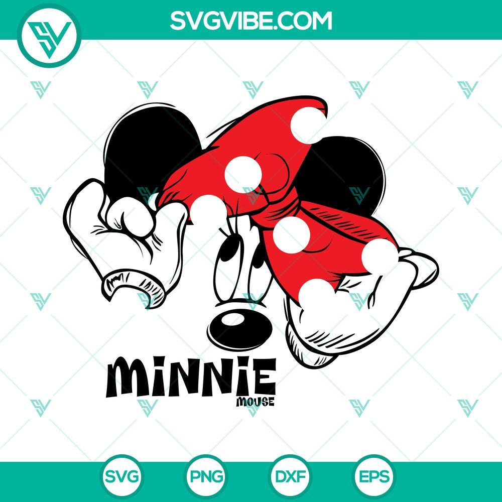 minie mouse vintage design svg mickey disney svg png dxf eps cricut 8 mockup