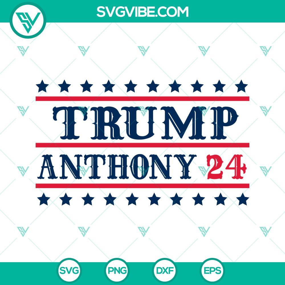 trump anthony 24 svg png dxf eps cut files for cricut silhouette 10 mockup