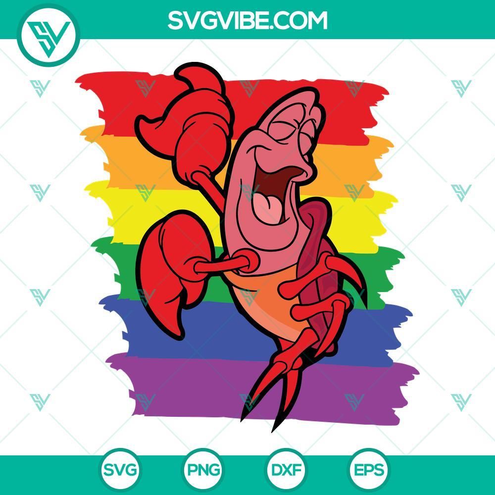 sebastian disney svg sebastian lgbt svg png dxf eps cricut 5 mockup