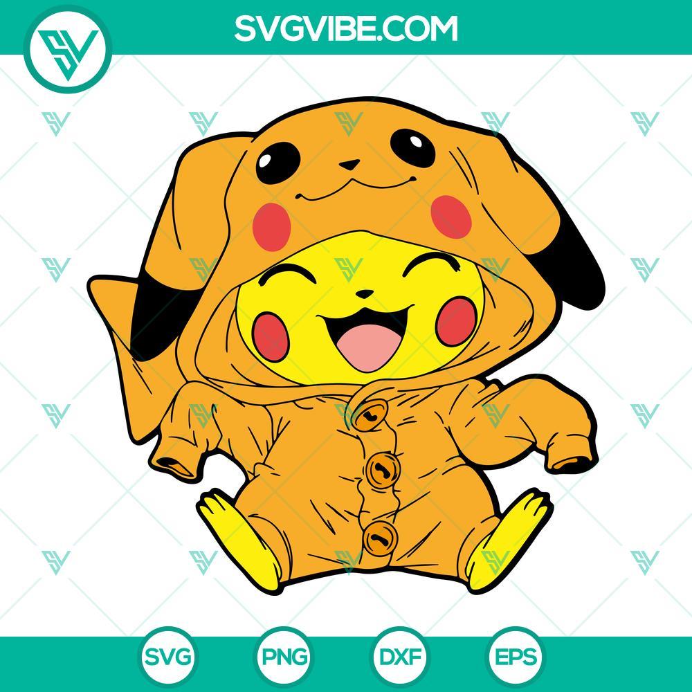 cute pikachu smile svg pokemon svg png dxf eps 10 mockup