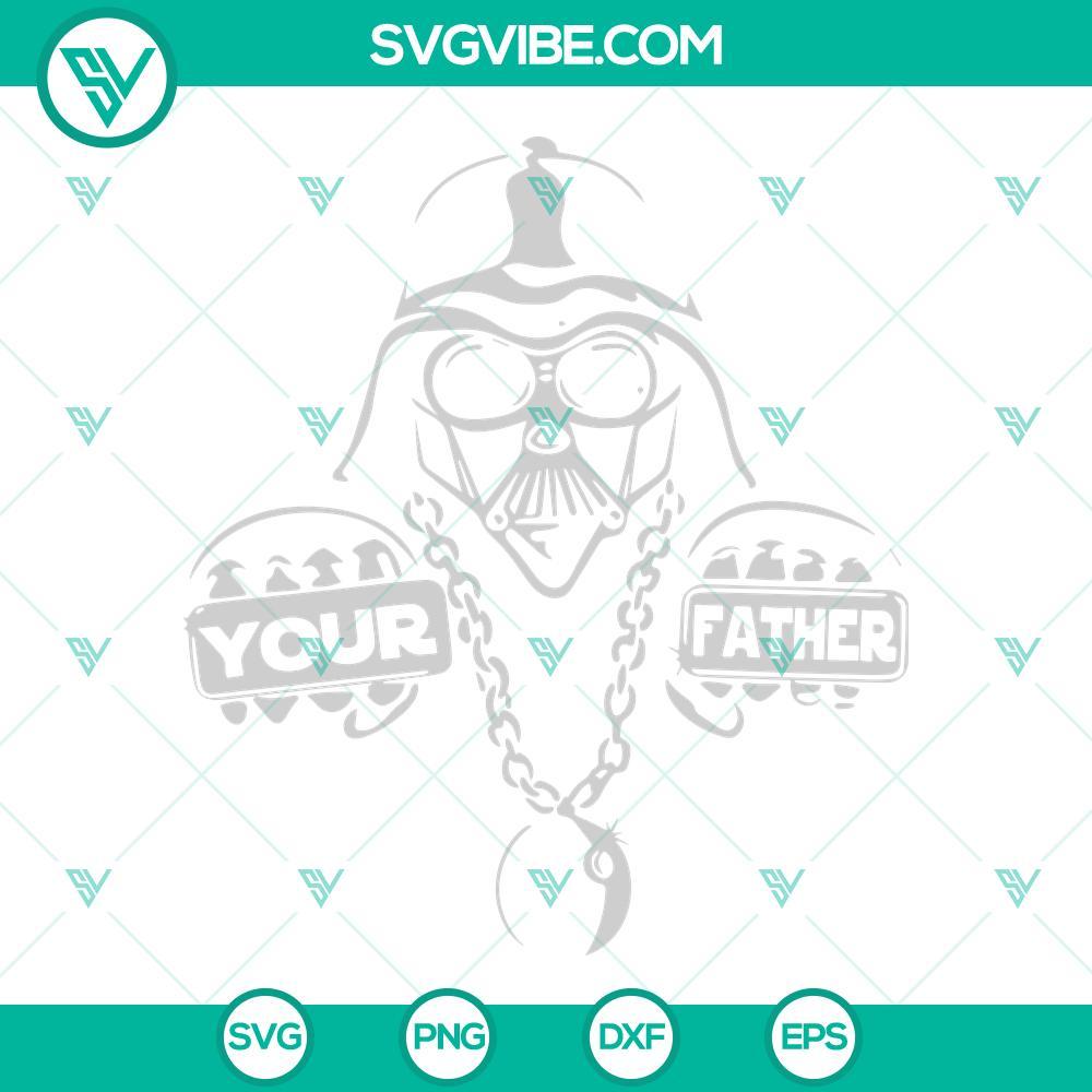 darth vader your father svg star wars svg father s day svg png dxf eps 4 mockup