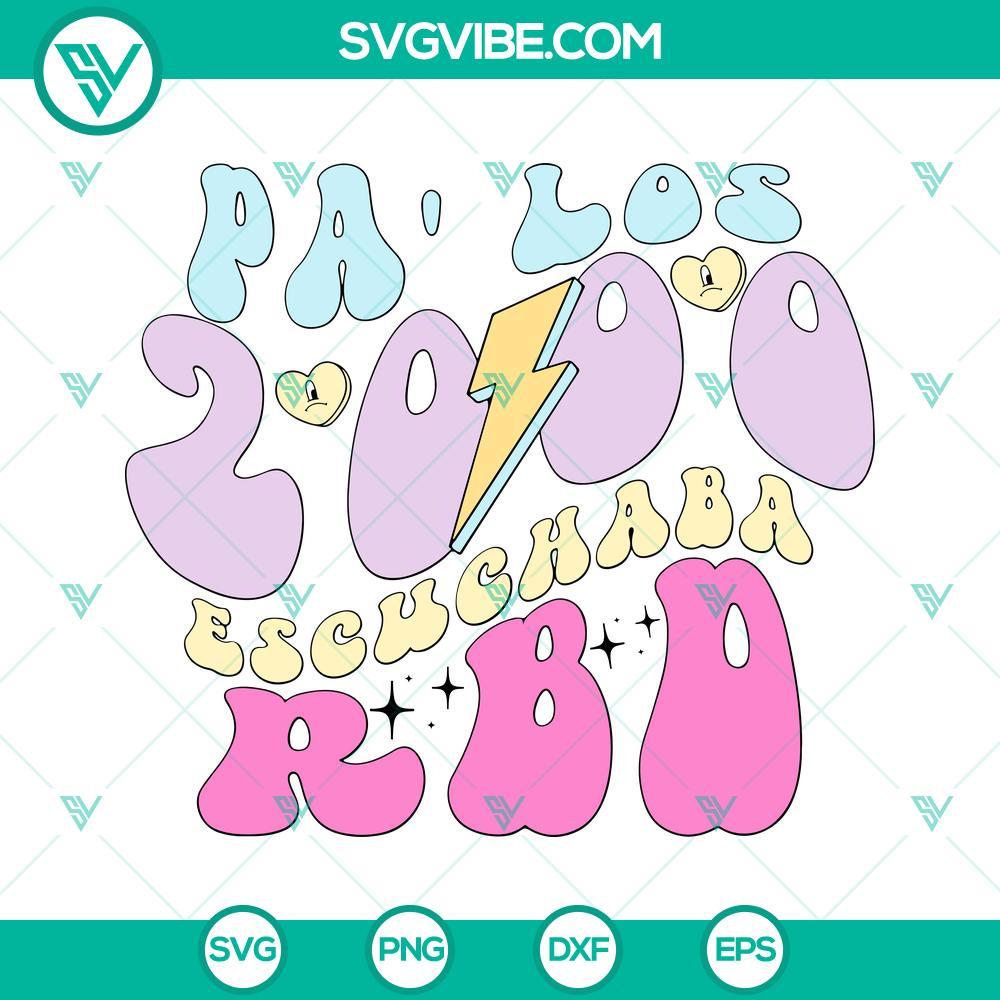 rbd svg pa los 2000 escuchaba rbd svg rebelde svg bad bunny svg rebelde concert svg png dxf eps 5 mockup